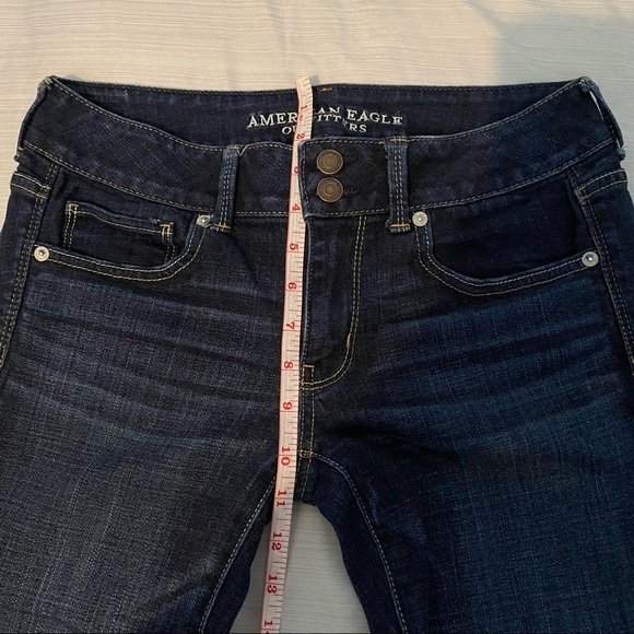 AMERICAN EAGLE Artist Crop Jeans Size 6 - Picture 8 of 12